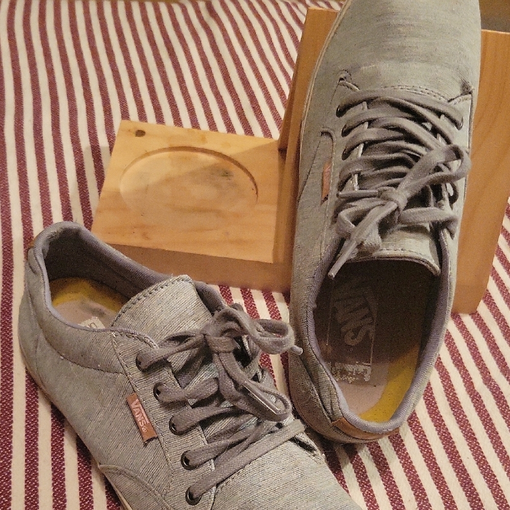 VANS Women's US 9 Gray Heather Ortholite Sneakers Shoes